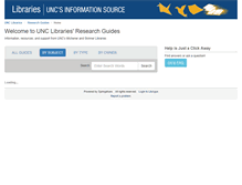 Tablet Screenshot of libguides.unco.edu