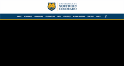 Desktop Screenshot of coe.unco.edu