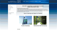 Desktop Screenshot of careers.unco.edu
